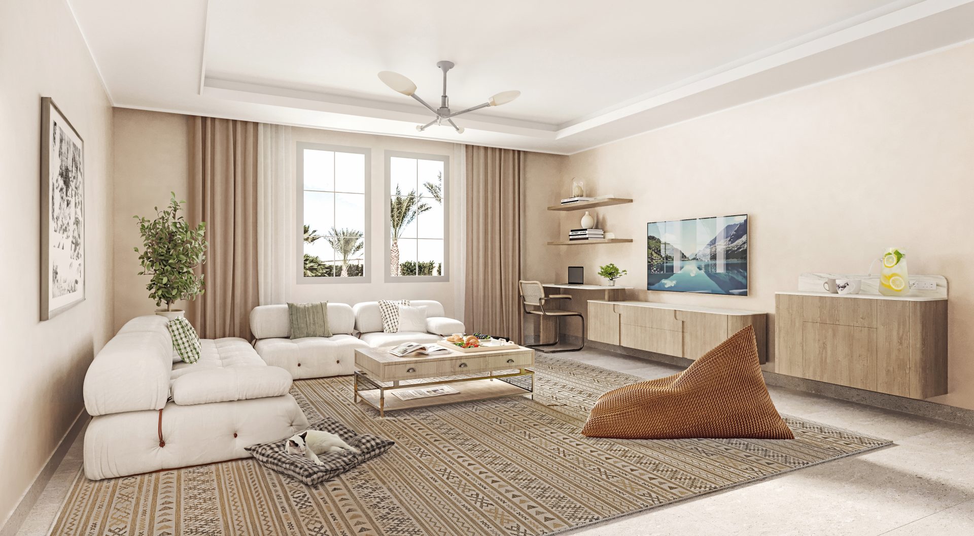 Villa b family room MB